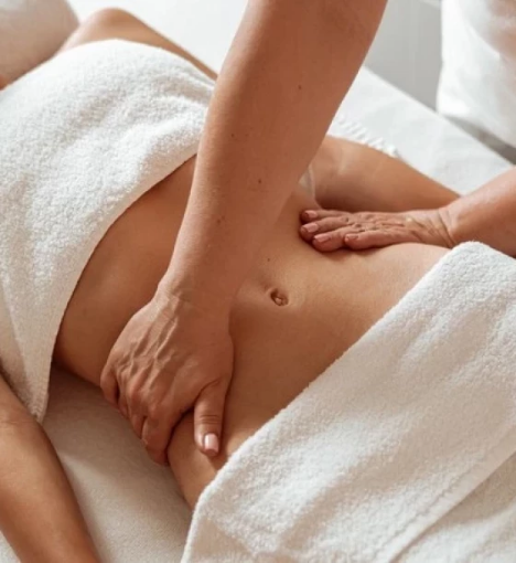 صورة مساج بطن استرخائي – 30 دقيقة